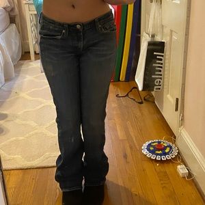 cutest low waisted bell bottom jeans!